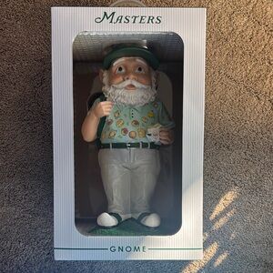 2025 Masters Golf Gnome with Green Cap and Colorful Shirt